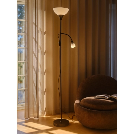 Lampa podłogowa do czytania Lauria 1x40W+1x15W NO2512554003 - Nordlux